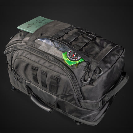 <strong>Exterior Quick-Access Pouches:</strong> Grab tools, tech, or medical items fast