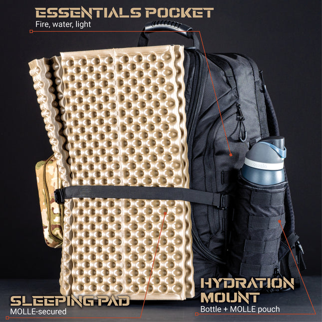 CARGO Series Backpack with Complete Urban Survival Loadout