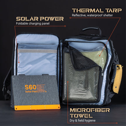 CARGO Series Backpack with Complete Urban Survival Loadout