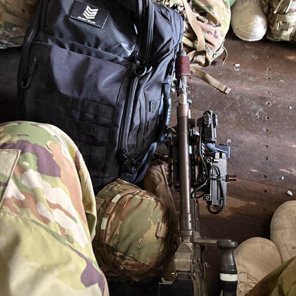 Real gear. Real operators. The CARGO series assisting airborne units with ammo transport in the field.