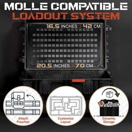 Sentinel Vault 135MT | Compact Airtight Firearm, Ammo & Tactical Storage