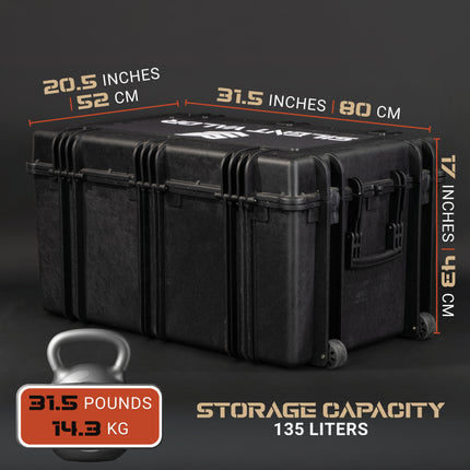 Sentinel Vault 135MT | Compact Airtight Firearm, Ammo & Tactical Storage