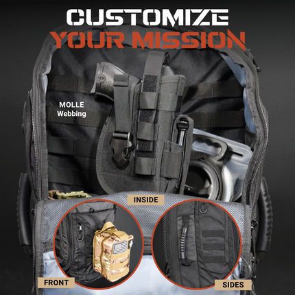 CARGO | Tactical Bug-Out & Travel Backpack – Upgradeable Armor System