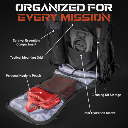 CARGO | Tactical Bug-Out & Travel Backpack – Upgradeable Armor System